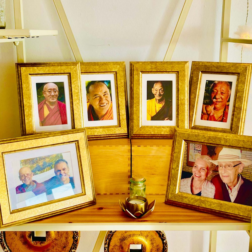 Fotos de maestros del linaje